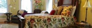 Lovely guest bedroom at Baert Baron Mansion