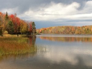 For an autumn adventure in Michigan, visit Torch Lake in its fall colors, close to Bridgewalk B&B