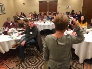 Sandy Werner leads a session at 2018 workshop for new and aspiring innkeepers