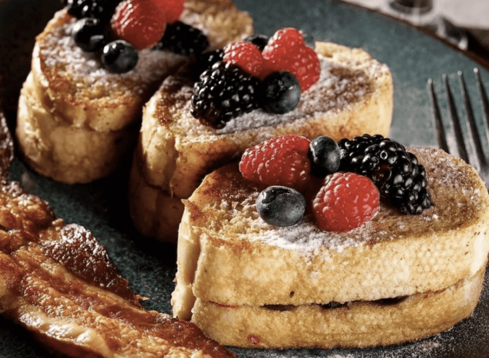 Stuffed French Toast with berries