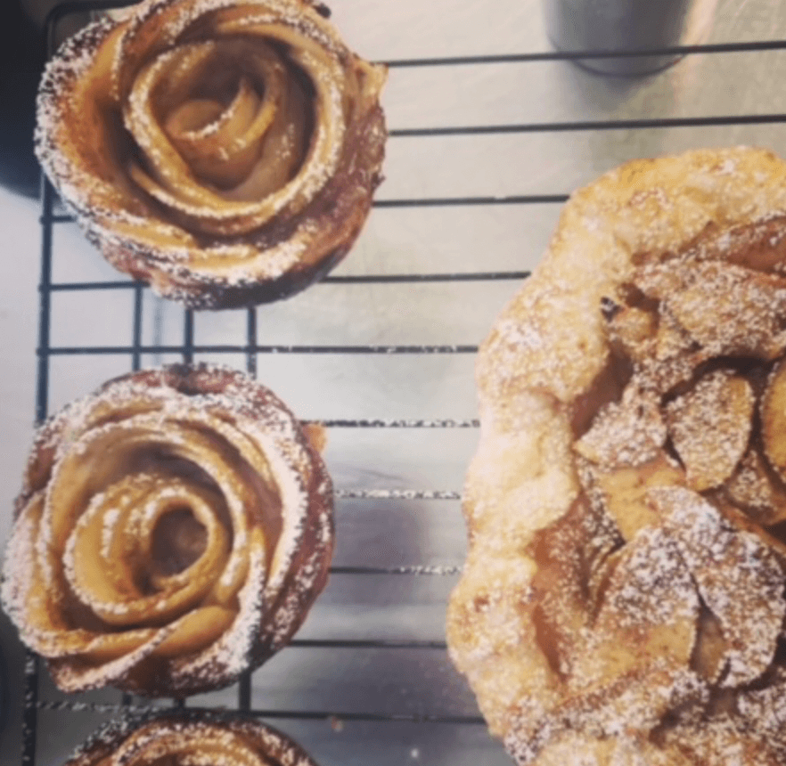 Apple rose and galette