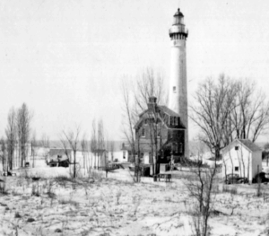 Historic picture of Sable Point Lighthouse